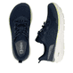 Blaue Rieker Sport Herren Sneaker Low U4300-14. Schuh von oben, liegend.