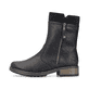 
Tiefschwarze Rieker Damen Kurzstiefel Z6880-00 mit einer schockabsorbierenden Sohle. Schuh Außenseite