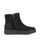 Graublaue Rieker Damen Chelsea Boots X9352-14 mit einer robusten Profilsohle. Schuh Innenseite