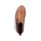 Braune Rieker Herren Chelsea Boots 32052-24 aus Glattleder mit Reißverschluss. Schuh Laufsohle.