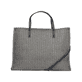 Sac à main Rieker H1074-92 noir avec fermeture éclair et bandoulière amovible et ajustable. Côté gauche.