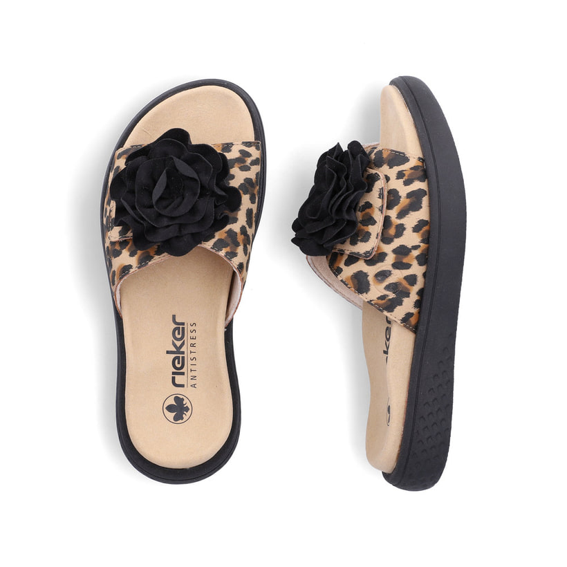 Rieker Damesslippers 62768, damesslippers, Multi 90, 42 EU Weit
