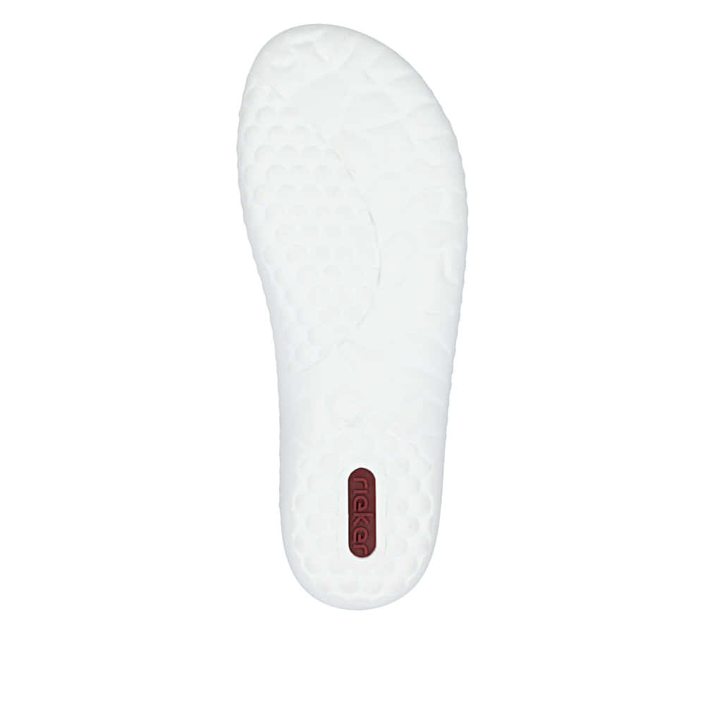 Beige Rieker Damen Schnürschuhe 52824-60 aus Glattleder, Barfußschuhe. Schuh Laufsohle.