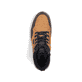 Goldgelb-braune Rieker Herren Sneaker High 36042-68 aus Rauleder. Schuh von oben.