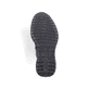 Pazifikblaue Rieker Damen Clogs M5090-14 mit ultra leichter und flexibler Sohle. Schuh Außenseite gespiegelt.