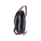 Sac bandoulière Rieker H1005-14 en bleu avec fermeture éclair et pendentif en forme de cœur. Ouvert.