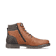 Hellbraune Rieker Herren Schnürstiefel 13741-25 mit Schnürung und Reißverschluss. Schuh Innenseite