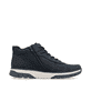 Dunkelblau-schwarze Rieker Herren Sneaker High B9303-14 aus Rauleder. Schuh Innenseite.
