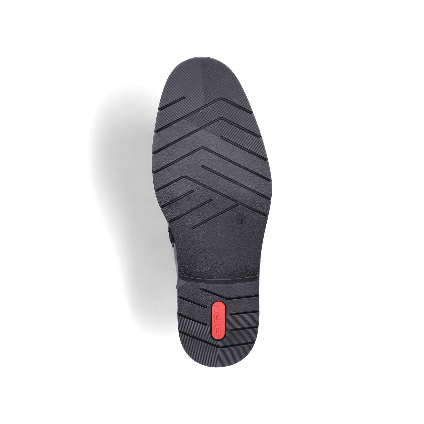 Schwarze Rieker Herren Kurzstiefel 13960-00 aus Glattleder. Schuh Laufsohle.