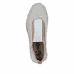 Rosane vegane Rieker Damen Sneaker High 48053-31 mit einem Reißverschluss. Schuh von oben.