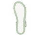 Mehrfarbige Rieker Damen Riemchensandalen W3051-90 mit einem Klettverschluss. Schuh Laufsohle.