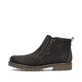 
Schwarzbraune Rieker Herren Kurzstiefel 39871-25 mit Reißverschluss sowie Fiber-Grip. Schuh Außenseite