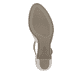 Beige Rieker Pumps 41087-60 mit einer Schnalle sowie extra weicher Decksohle. Schuh Laufsohle.