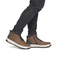 Braune Rieker Herren Schnürstiefel 38504-24 mit wasserabweisender TEX-Membran. Schuh am Fuß.
