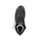 
Tiefschwarze Rieker Herren Schnürstiefel F3600-00 mit einer robusten Profilsohle. Schuh von oben