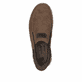 Braune Rieker Herren Slipper 03655-24 mit easy Hineinschlüpf-Möglichkeit. Schuh von oben.
