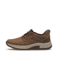Nougatbraune Rieker Herren Slipper 11050-22 mit easy Hineinschlüpf-Möglichkeit. Schuh Außenseite.