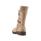 
Nachtschwarze Rieker Damen Kurzstiefel 94689-00 mit einer Profilsohle mit Blockabsatz. Schuh seitlich schräg