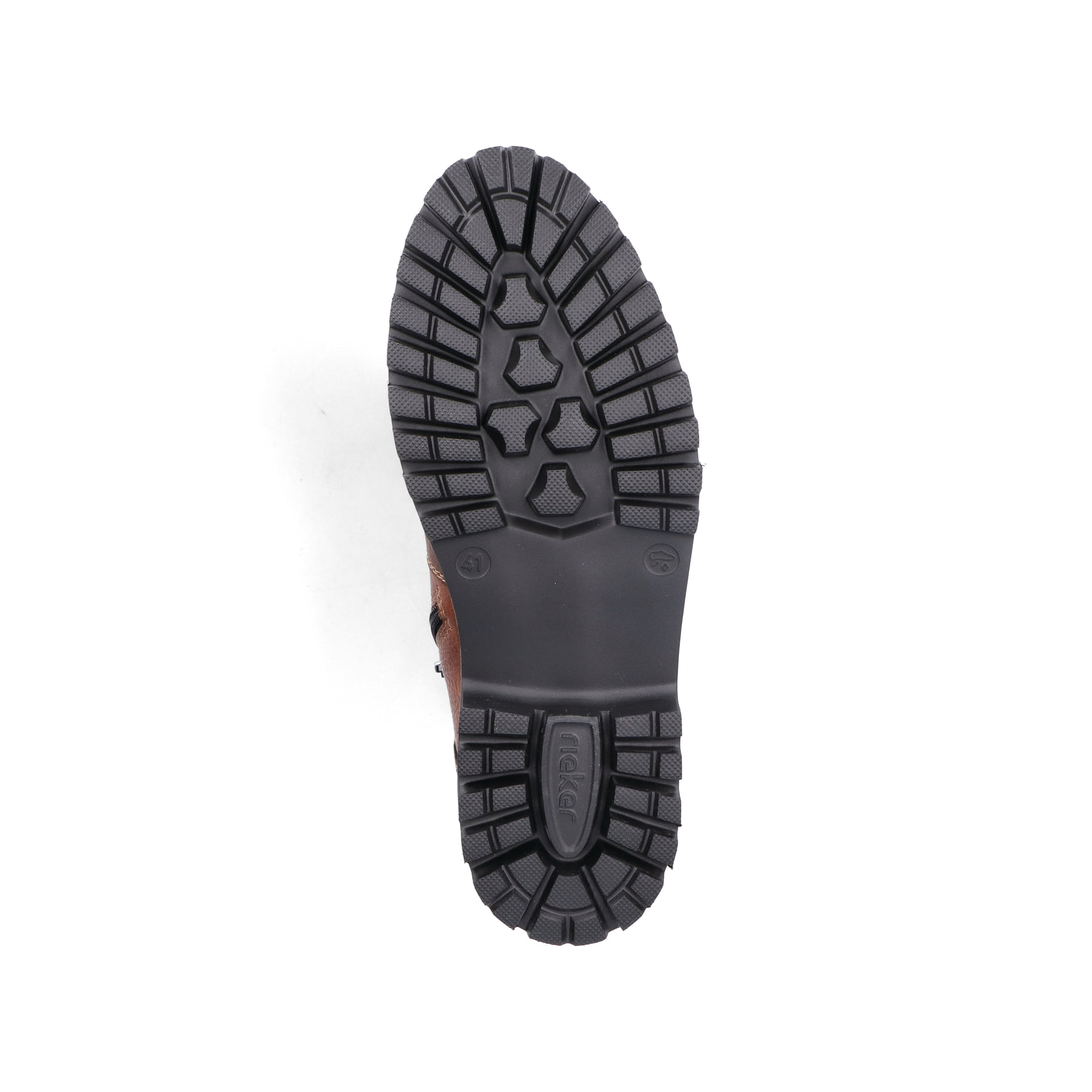 Braune Rieker Herren Schnürstiefel 30442-24 mit wasserabweisender TEX-Membran. Schuh Laufsohle.