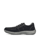 Blaue Rieker Herren Schnürschuhe 03030-14 mit modernen Ziernähten. Schuh Außenseite.