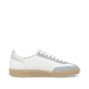 Weiße Rieker Damen Sneaker Low W2200-84 mit einer Schnürung. Schuh Innenseite.