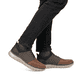 Braune Rieker Herren Slipper B6654-22 mit wasserabweisender RiekerTEX-Membran. Schuh am Fuß.