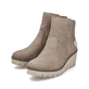 Asphaltschwarze Rieker Damen Hochschaftstiefel Y4760-00 mit einer leichten Sohle. Schuh Innenseite