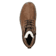 
Nougatbraune Rieker Herren Schnürstiefel 38810-25 mit einer robusten Profilsohle. Schuh von oben