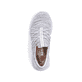 Grüne Rieker Damen Slipper 54071-80 mit ultra leichter und flexibler Sohle. Schuh von oben.
