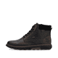Schwarze Rieker Herren Schnürstiefel B3343-00 aus Glattleder. Schuh Außenseite.