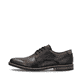 Schwarze Rieker Herren Schnürschuhe 13523-00 aus Glattleder. Schuh Außenseite.