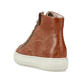 
Fuchsbraune Rieker Damen Schnürstiefel L9880-24 mit Schnürung und Reißverschluss. Schuh von hinten