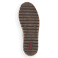 Braunbeige Rieker Damen Stiefeletten Y2594-20 mit Reißverschluss sowie Blockabsatz. Schuh Innenseite
