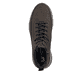 Schwarz-dunkelbraune Rieker Herren Sneaker High B9303-25 aus Rauleder. Schuh von oben.