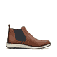 Kastanienbraune Rieker Herren Chelsea Boots 14752-24 mit Elastikeinsatz. Schuh Innenseite.