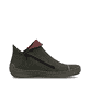 Grüne Rieker Damen Kurzstiefel 72581-54 mit bunten Details sowie Reißverschluss. Schuh Innenseite.