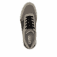 Beige Rieker Herren Sneaker Low U1150-64 mit Schnürung sowie der Komfortweite G. Schuh von oben.