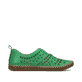 Grüne Rieker Damen Slipper M2852-52, Barfußschuhe mit einem Gummizug. Schuh Innenseite.