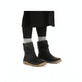 Nachtschwarze Rieker Damen Kurzstiefel Z3771-00 mit einer schockabsorbierenden Sohle. Schuh am Fuß