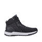 Schwarze Rieker Herren Sneaker High U0161-00 mit wasserabweisender TEX-Membran. Schuh Innenseite.