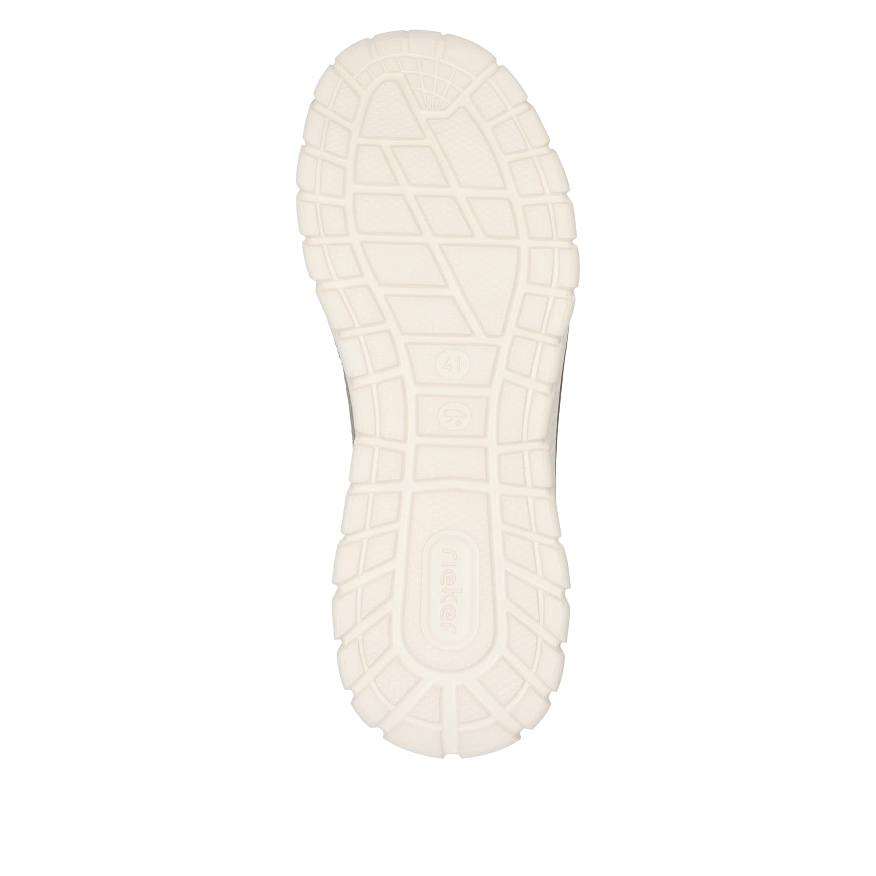 Beige Rieker Herren Sneaker Low 04351-64 mit Gummizug sowie ultraleichter Sohle. Schuh Laufsohle.