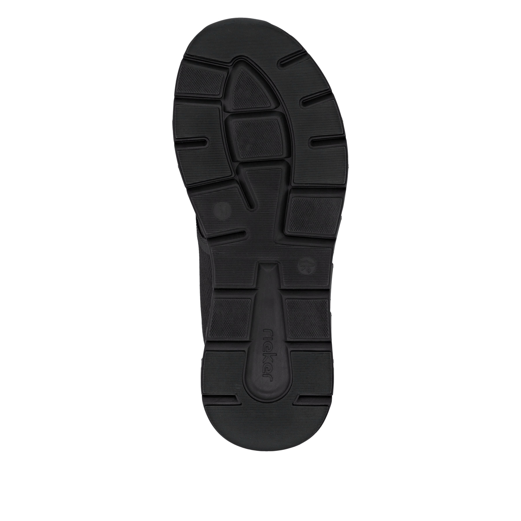 Schwarze Rieker Herren Sneaker High 09170-00 mit wasserabweisender TEX-Membran. Schuh Laufsohle.