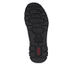Mocassins Rieker noirs pour homme B7796-01 avec bande élastique. Semelle extérieure de la chaussure.