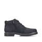 Schwarze Rieker Herren Schnürstiefel 39831-00 aus Rauleder. Schuh Innenseite.