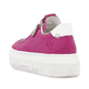 Rosane Rieker Damen Sneaker Low M1954-31 mit einem Reißverschluss. Schuh von hinten.