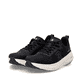 Schwarze Rieker Sport Herren Sneaker Low U4301-01. Schuhpaar seitlich schräg.