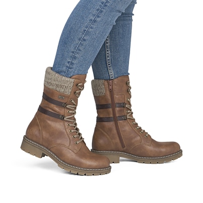 Rieker Femme Bottes à lacets