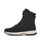 Schwarze Rieker Herren Schnürstiefel U1672-00 aus Rauleder. Schuh Außenseite.
