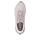 Beige Rieker Sport Damen Sneaker Low W4501-60. Schuh von oben.