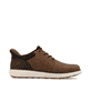 Braune Rieker Herren Slipper B3357-24 mit easy Hineinschlüpf-Möglichkeit. Schuh Innenseite.